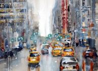 "Raining in the City" by Victoria Beckert