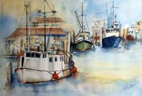 "Working Boats" by Victoria Beckert
