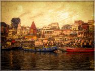 Early Morning in Varanasi by Doris Diamond