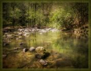 Smokey Mountain Lake by Doris Diamond