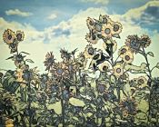 Sunflower Garden by Doris Diamond