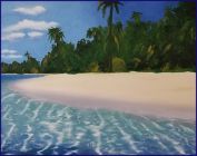 On the Beach at Punta Cana by Tove Abrams