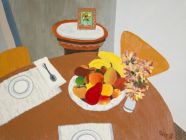 Still Life With Fruit and Flowers by Tove Abrams