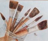 "Getting Ready to Paint" by Kathleen Young