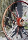 "Old Wheel" by Teresa Cromwell