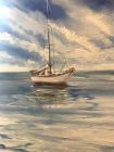 "Sailboat in the Bay" by Arlene Gernon