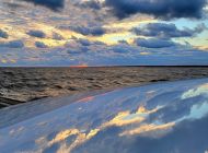 Mirrored Sunset by Tove Abrams