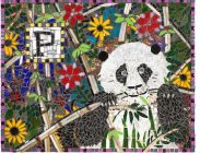 Panda Mosaic by Judith Caseley